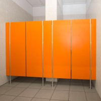 Sanitary walls / shower cubicles - Model D (solid core)